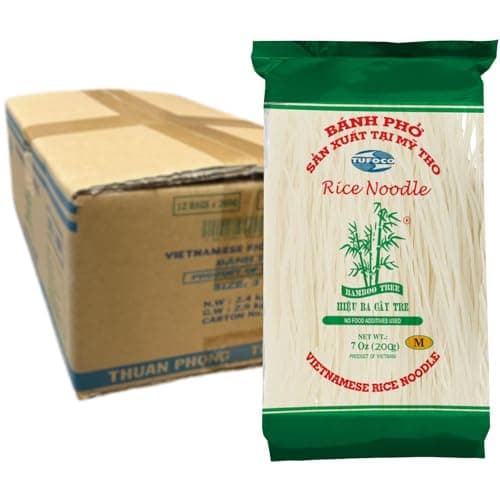 BAMBOO TREE Nouilles de riz 3 mm - 12 x 200 g Multipack