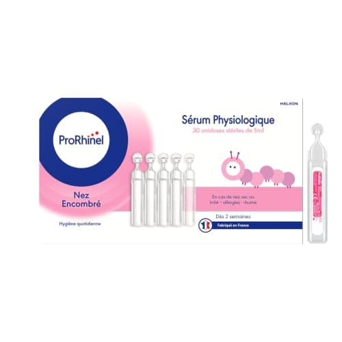 Prorhinel Sérum Physiologique Stérile Lavage Nasal 6x30 Unidoses