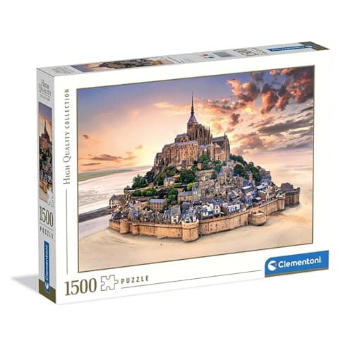 Puzzle 1500 pièces Le Mont Saint-Michel Clementoni 84x59 cm
