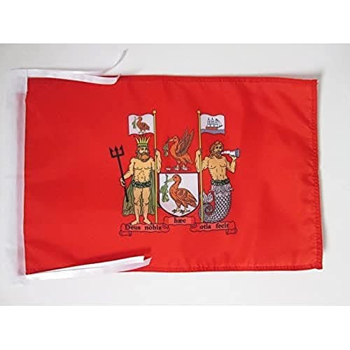 AZ FLAG Drapeau Liverpool 45x30 cm Polyester 100D Cordelettes