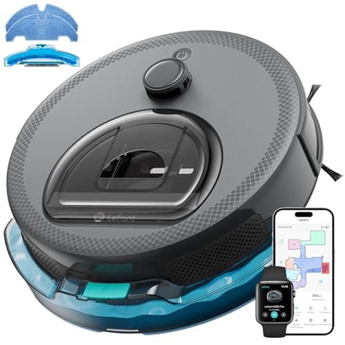 Lefant M330 Pro Robot Aspirateur Laveur 3 en 1 5000Pa Gris