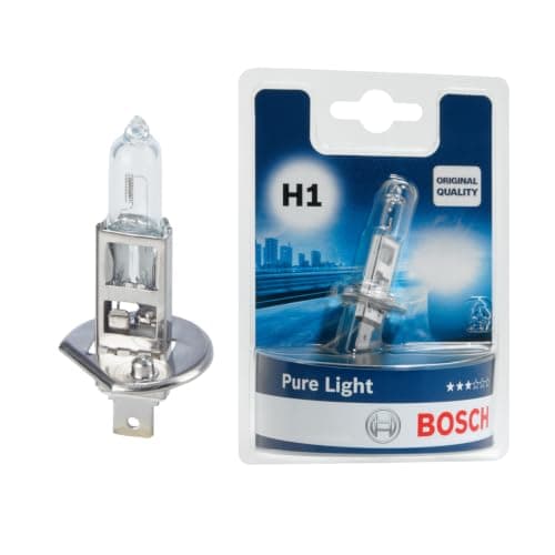 Bosch Ampoule de phare halogène H1 Pure Light 12V 55W culot P14,5s - 1 pièce