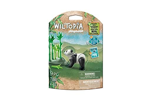 Playmobil Wiltopia 71060 Panda et carte d'animaux à collectionner, dès 4 ans