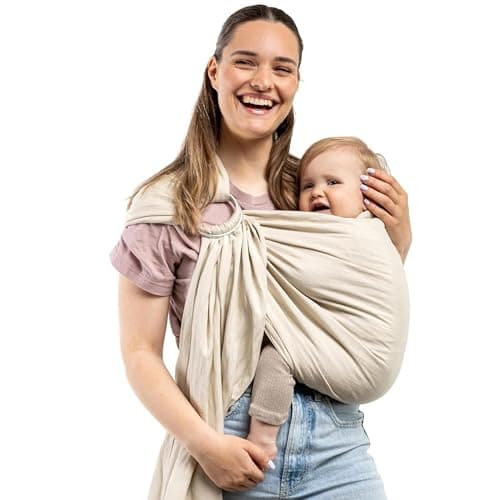 Boba Écharpe Sling à Anneaux Lin Bambou Naissance à Bambin Pampa