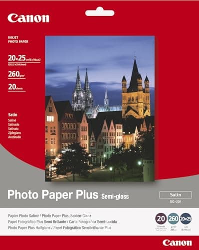 Canon SG-201 Papier Photo Satiné 20x25 cm 20 feuilles