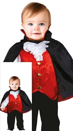 Fiestas Guirca Déguisement Vampire Bébé 12-18 Mois Cape Gilet Pantalon