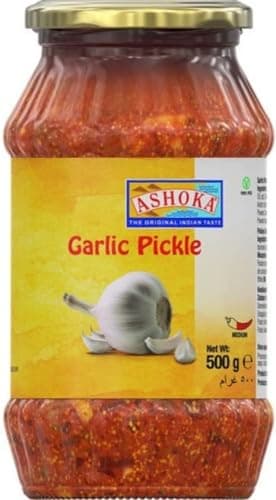 Ashoka Cornichons à l'Ail 500g - Saveur Indienne