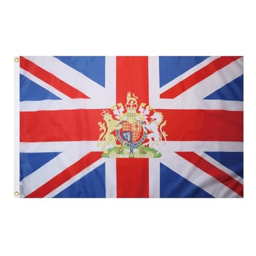 AZ FLAG Drapeau Royaume-Uni 150x90 cm Polyester 100D avec Armes