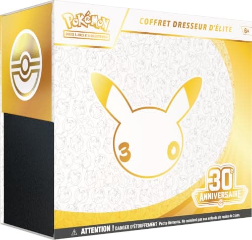Pokémon Coffret Dresseur d'élite 30e Anniversaire du JCC avec carte promo et 9 boosters