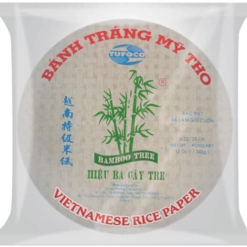 Bamboo Tree Feuilles de riz rondes 28 cm 340 g