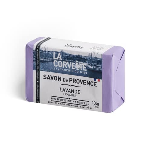 La Corvette Savon de Marseille parfumé à la lavande 100 g
