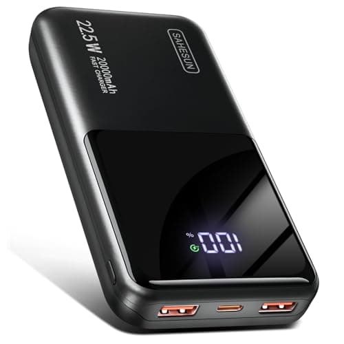 Power Bank 20000mAh 22.5W Charge Rapide USB-C Batterie Portable