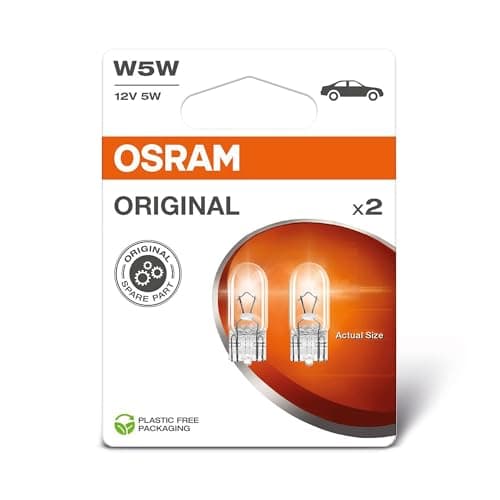OSRAM ORIGINAL LINE W5W 12V Lampe de signalisation base en verre double blister 2 lampes