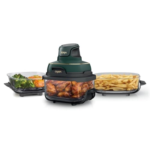 Ninja CRISPi Air Fryer Compact 4-en-1 3,8L + 2,3L + 1,4L Vert FN103EUGN