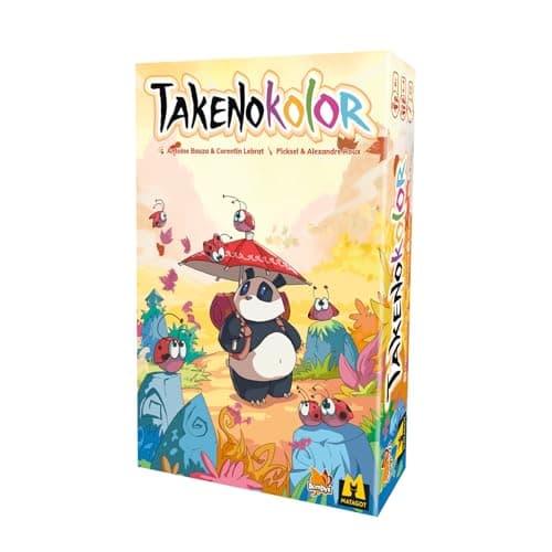 Asmodee TAKENOKOLOR Jeu de société stratégique Roll & Write dès 8 ans