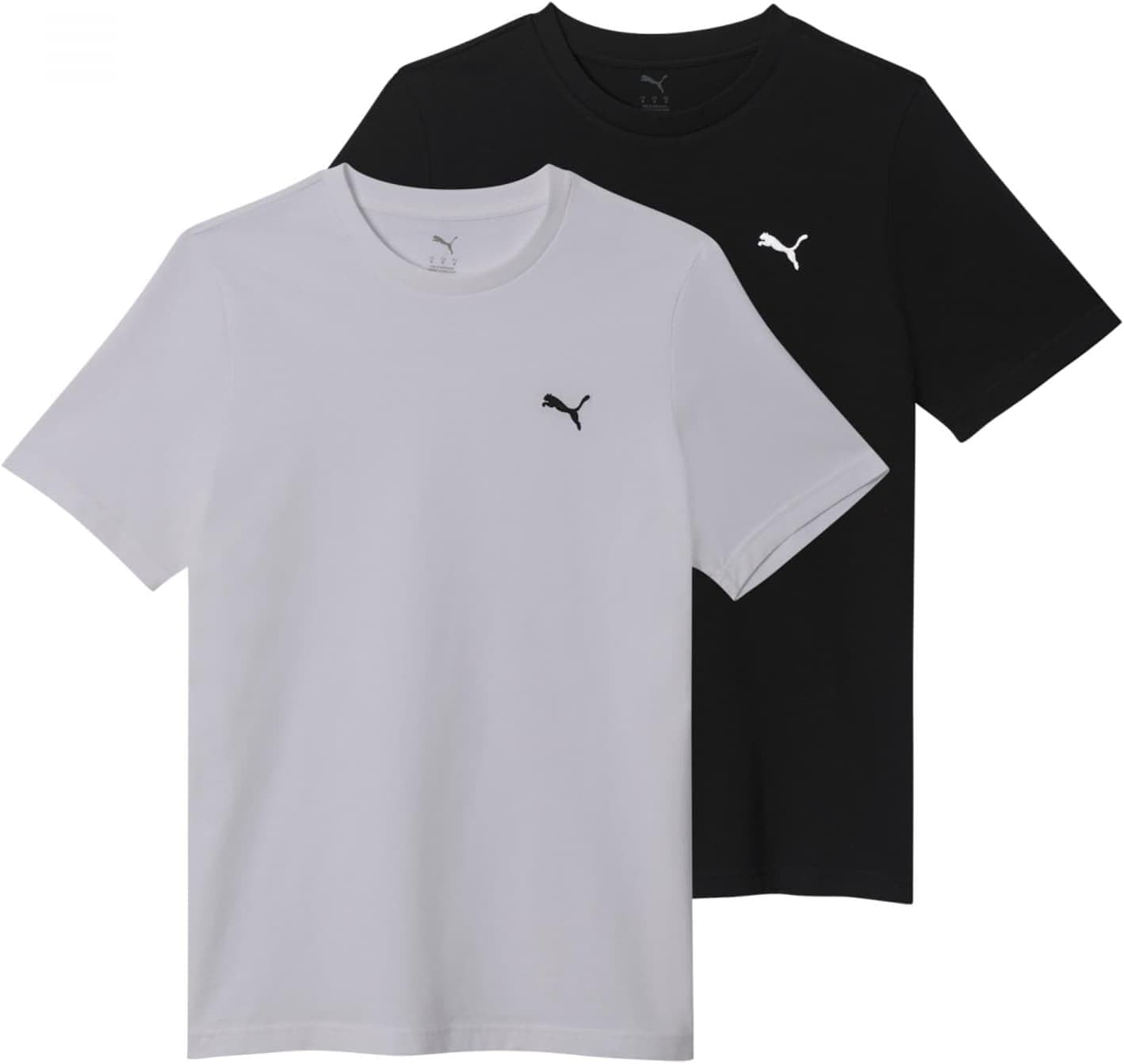 PUMA Ess Logo Tee Multipack M T-Shirts Mixte (Lot de 1)