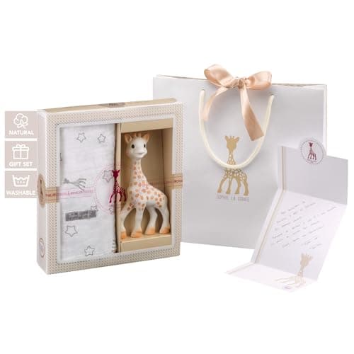 Sophie la Girafe Coffret Naissance Sophiesticated avec Jouet et Lange