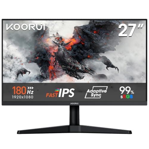 KOORUI Écran PC Gamer 27 Pouces FHD 180Hz G2711V