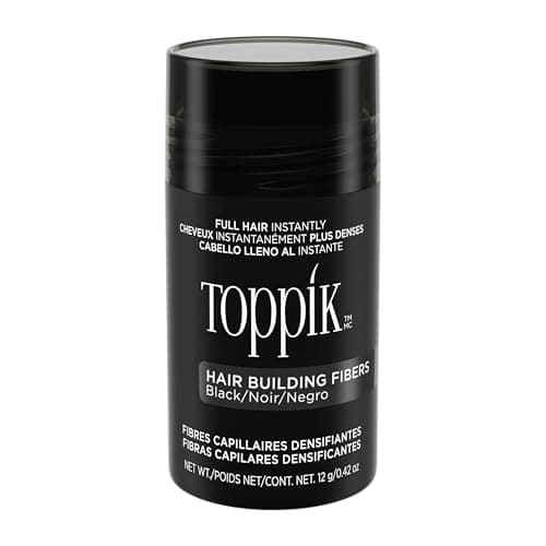 Toppik Fibres Capillaires Densifiantes à base de Kératine - Noir - 12g