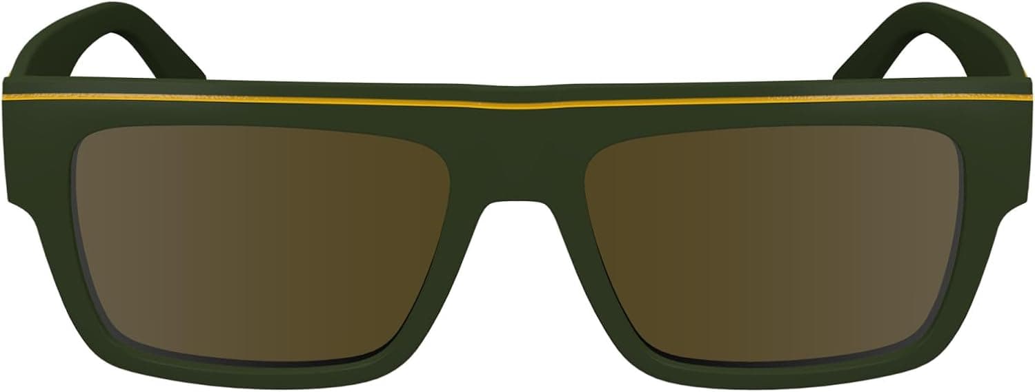 Calvin Klein Jeans Men's Sunglasses CKJ24603S - Khaki with Solid Khaki Lens