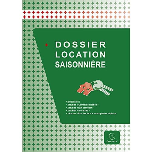 Exacompta Réf. 48E Dossier location saisonnière 30x21,5 cm