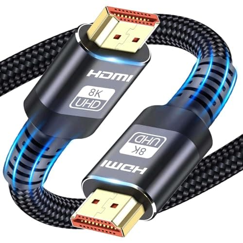 Câble HDMI 2.1 Ultra HD 48 Gbit/s - 8K 60Hz / 4K 120Hz, HDR et eARC (Longueur au choix)