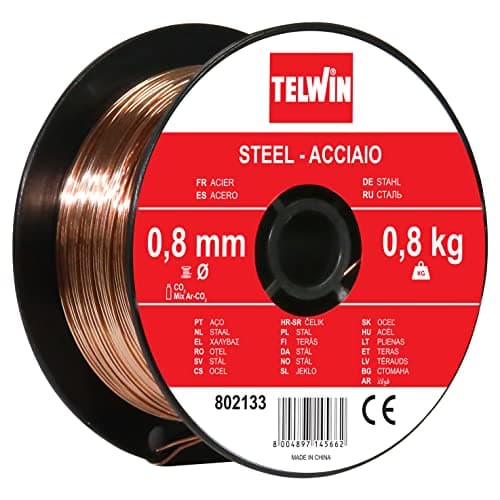 Telwin Bobine de Fil Acier D. 0,8 mm 0,8 kg pour Soudage