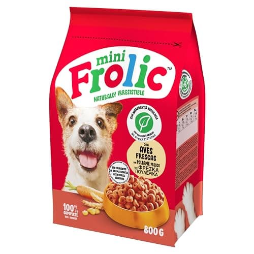 Frolic Mini Croquants pour Chien Volaille - 5 x 800 g