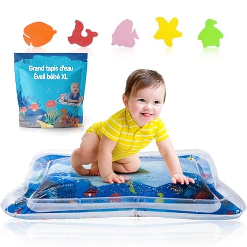 AMPEYA Grand Tapis Eau Bebe Eveil Aquarium Gonflable 76x95cm