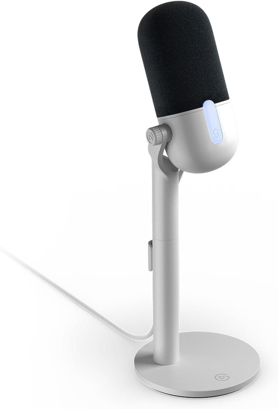 Elgato Wave Neo – Micro USB à condensateur | Bouton Mute, jeux, streaming, visio, enregistrement vocal, Teams/Zoom/OBS/Twitch, plug-and-play, PC/Mac/iPad