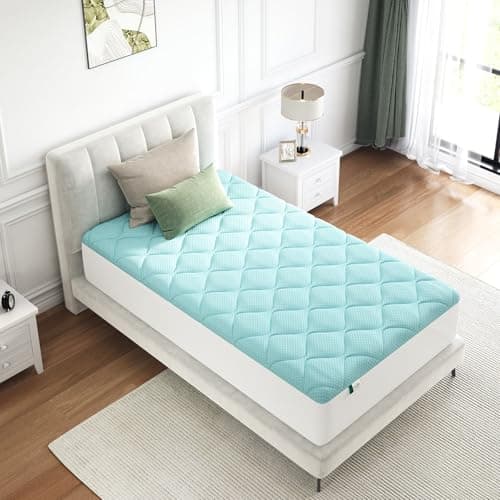 Novilla Surmatelas rafraîchissant 120x190 cm en tissu Cool Touch respirant