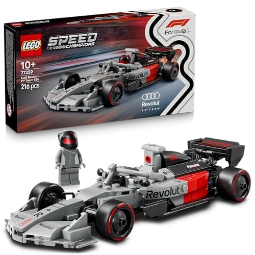 LEGO Speed Champions Voiture de Course Audi Revolut F1 Team R26-77259 216 pièces