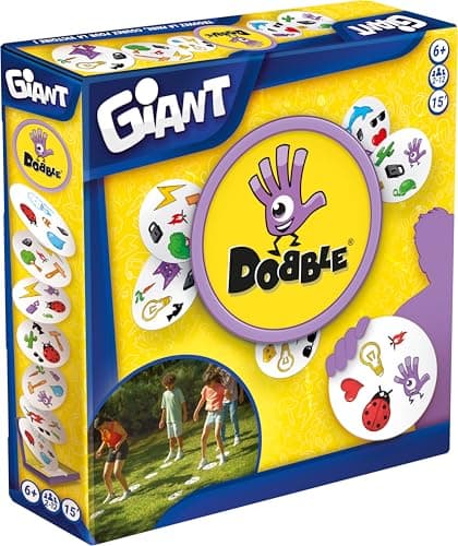 Asmodee Dobble Giant Jeu de Cartes Rapide et Amusant Format Géant