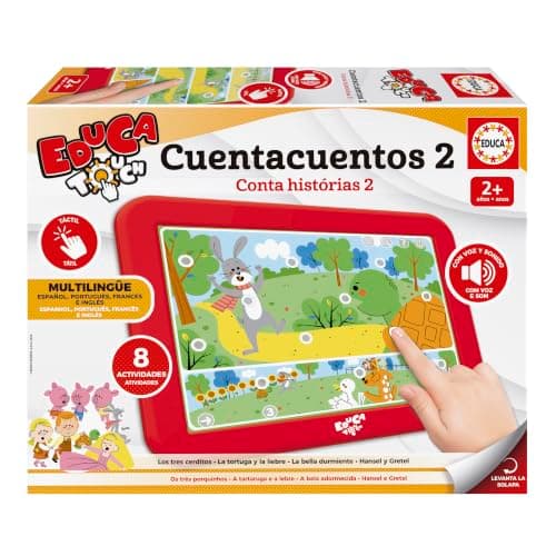 Educa Tablette éducative Contes et Films Jeu interactif Audio Dès 2 Ans