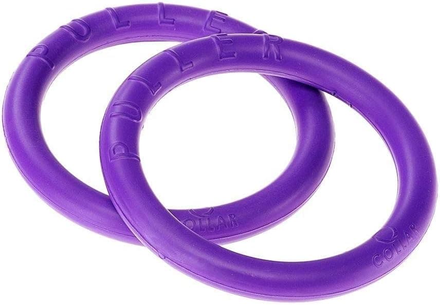 Ferplast Jouet Chien, Anneau Entrainement Chien à Mâcher, Course, Saut, Tir, Matériau Robuste Non Toxique, Flottant, PULLER MICRO, Jouets pour Petits Chiens Chiots, Ensemble de 2 Anneaux de Fitness