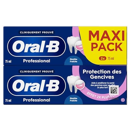 Oral-B Dentifrice Professional Protection Gencives Maxi Pack 2x75ml