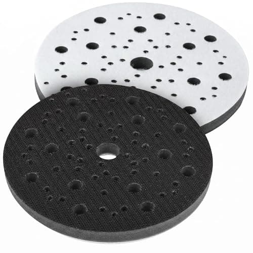 Lot de 2 patins souples en mousse 150 mm pour ponceuse excentrique
