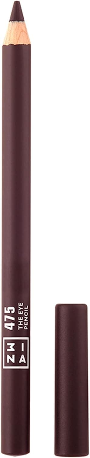 3INA MAKEUP - The Eye Pencil 475 - Grenade - Crayon pour les Yeux - Formule Longue Durée - Texture Crémeuse - Couleur Intense - Facile à Appliquer - Estompe Intégrée - Vegan - Cruelty Free
