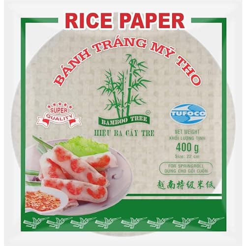 BAMBOO TREE Feuilles de riz rondes 22 cm 400g