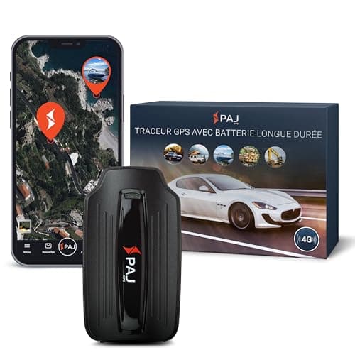PAJ Traceur GPS 4G Magnétique pour Voitures, Camions et Machines