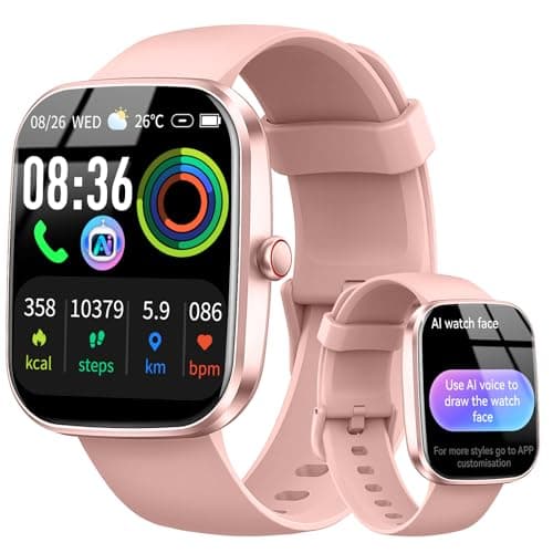 UAUE Montre Connectée Homme Femme AI ChatGPT 1.91 Pouces Appel Bluetooth