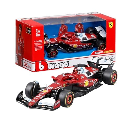 Bburago Miniature F1 Ferrari SF-25 2025 Charles Leclerc 16 Licence Officielle dès 3 ans