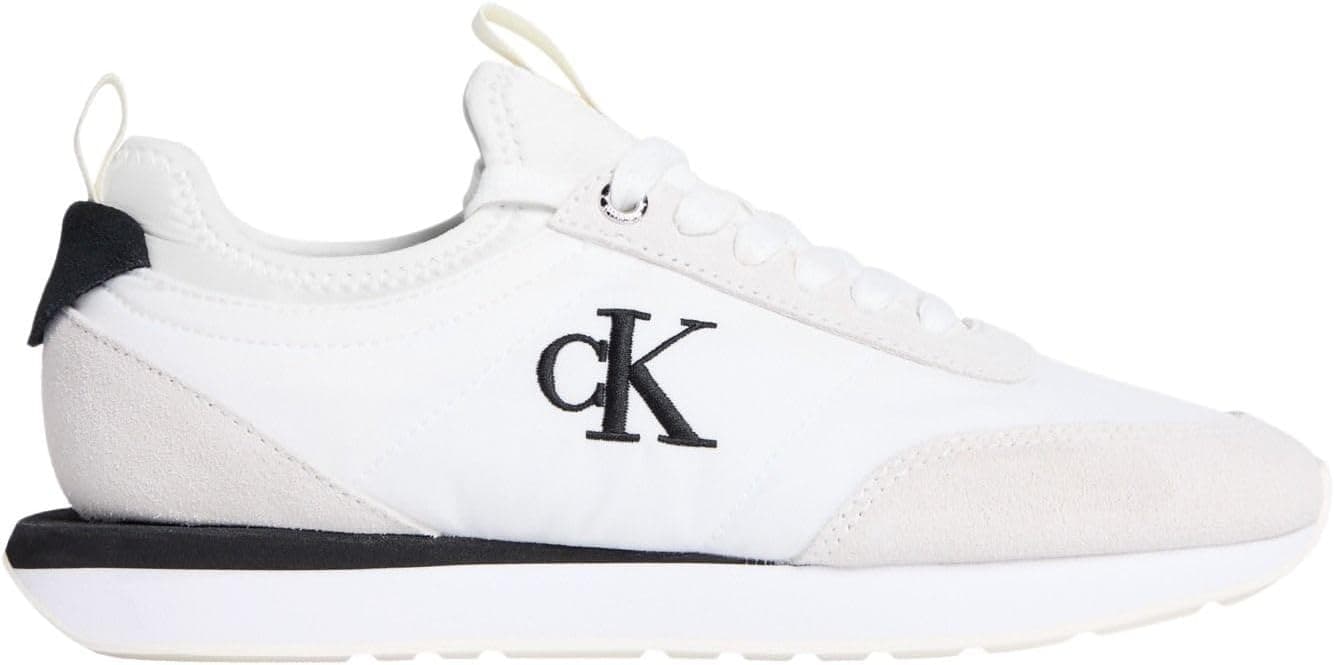 Calvin Klein Retro Runner Sock Laceup Mix Mat Yw0yw02060 BasFemme
