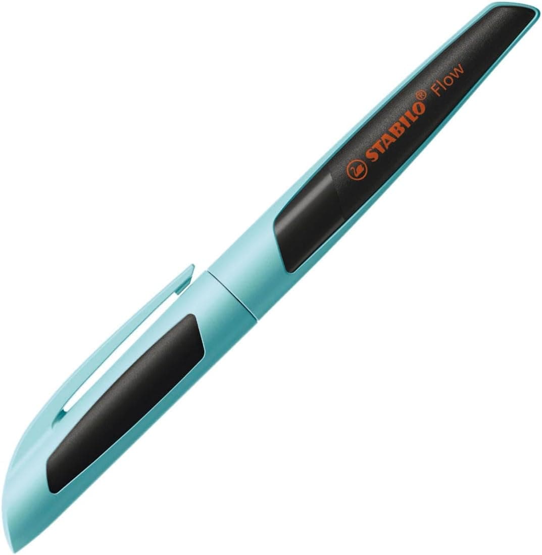 STABILO Flow - Stylo plume - rechargeable - Collection SPORTY - turquoise