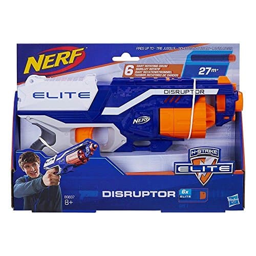 Nerf Blaster Elite Disruptor et 6 Fléchettes Officielles