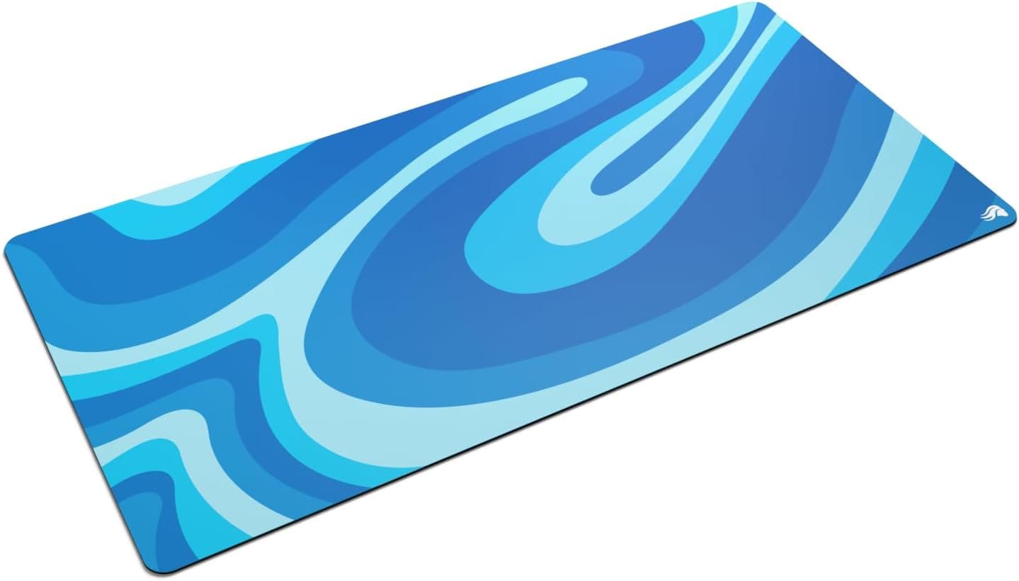 GLORIOUS GMP 2 Tapis De Souris Gaming XXL (Ocean) | Surface Micro Tissée Anti-Éclaboussures, Coutures Discrètes, Base Antidérapante, Impression Haute Définition Durable Jeu