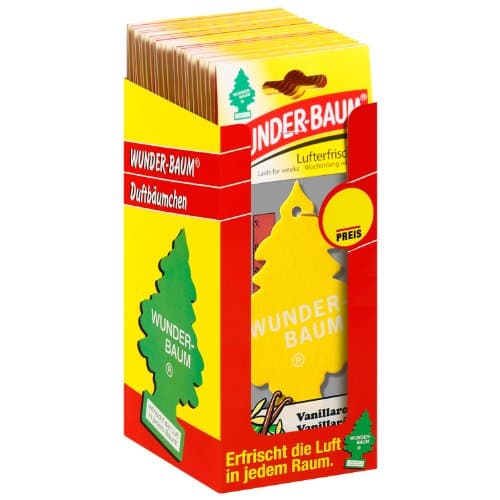 Wunder-Baum Lot de 24 désodorisants pour voiture Arôme Vanille référence 134205/24