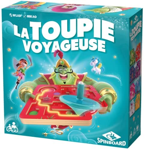 Blackrock Games La Toupie Voyageuse Jeu de société et dextérité dès 6 ans