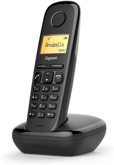 Gigaset A170 Solo Téléphone fixe sans fil DECT/GAP Noir [Version Française]