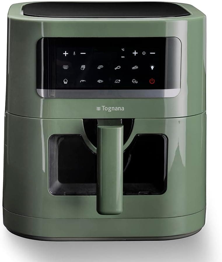 Tognana Iridea Friteuse à air 7 L Plastique-Acier, Vert